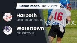 Recap: Harpeth  vs. Watertown  2022