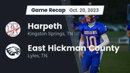 Recap: Harpeth  vs. East Hickman County  2023