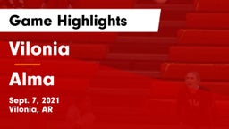 Vilonia  vs Alma Game Highlights - Sept. 7, 2021