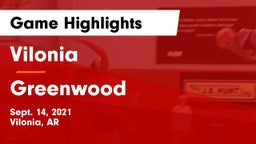 Vilonia  vs Greenwood Game Highlights - Sept. 14, 2021