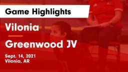Vilonia  vs Greenwood JV Game Highlights - Sept. 14, 2021