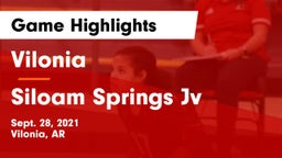 Vilonia  vs Siloam Springs Jv Game Highlights - Sept. 28, 2021
