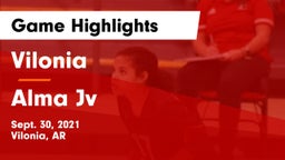 Vilonia  vs Alma Jv Game Highlights - Sept. 30, 2021