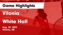 Vilonia  vs White Hall Game Highlights - Aug. 25, 2022