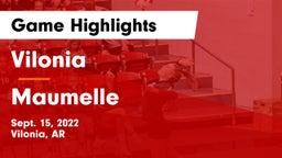 Vilonia  vs Maumelle Game Highlights - Sept. 15, 2022
