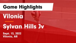 Vilonia  vs Sylvan Hills Jv Game Highlights - Sept. 13, 2022