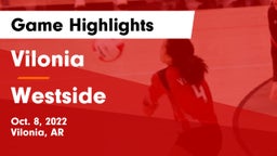 Vilonia  vs Westside Game Highlights - Oct. 8, 2022