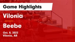 Vilonia  vs Beebe Game Highlights - Oct. 8, 2022