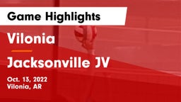 Vilonia  vs Jacksonville JV Game Highlights - Oct. 13, 2022