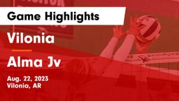 Vilonia  vs Alma Jv Game Highlights - Aug. 22, 2023