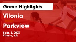 Vilonia  vs Parkview  Game Highlights - Sept. 5, 2023
