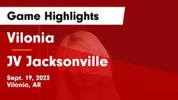 Vilonia  vs JV Jacksonville  Game Highlights - Sept. 19, 2023