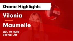 Vilonia  vs Maumelle  Game Highlights - Oct. 10, 2023