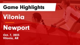 Vilonia  vs Newport Game Highlights - Oct. 7, 2023