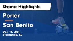 Porter  vs San Benito  Game Highlights - Dec. 11, 2021