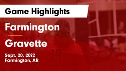 Farmington  vs Gravette  Game Highlights - Sept. 20, 2022
