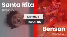 Matchup: Santa Rita vs. Benson  2019