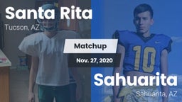Matchup: Santa Rita vs. Sahuarita  2020