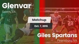 Matchup: Glenvar vs. Giles  Spartans 2016