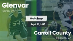 Matchup: Glenvar vs. Carroll County  2018