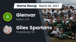 Recap: Glenvar  vs. Giles  Spartans 2021