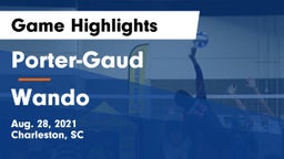 Porter-Gaud  vs Wando  Game Highlights - Aug. 28, 2021