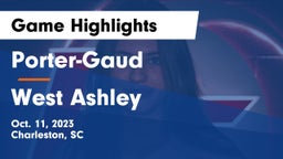 Porter-Gaud  vs West Ashley  Game Highlights - Oct. 11, 2023