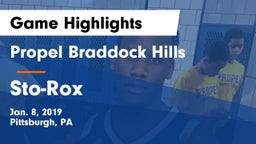 Propel Braddock Hills  vs Sto-Rox  Game Highlights - Jan. 8, 2019