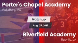 Matchup: Porter's Chapel Acad vs. Riverfield Academy  2017