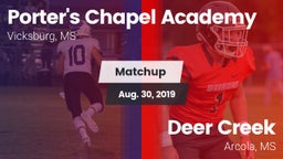 Matchup: Porter's Chapel Acad vs. Deer Creek  2019