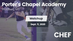 Matchup: Porter's Chapel Acad vs. CHEF 2020