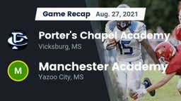 Recap: Porter's Chapel Academy  vs. Manchester Academy  2021