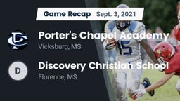 Recap: Porter's Chapel Academy  vs. Discovery Christian School 2021