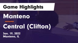 Manteno  vs Central (Clifton) Game Highlights - Jan. 19, 2022