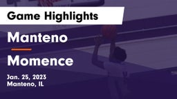 Manteno  vs Momence  Game Highlights - Jan. 25, 2023
