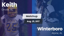 Matchup: Keith vs. Winterboro  2017