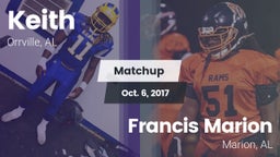 Matchup: Keith vs. Francis Marion 2017
