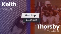 Matchup: Keith vs. Thorsby  2017