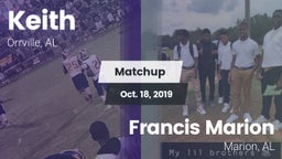 Matchup: Keith vs. Francis Marion 2019
