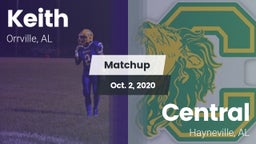 Matchup: Keith vs. Central  2020