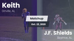 Matchup: Keith vs. J.F. Shields  2020
