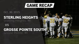 Recap: Sterling Heights  vs. Grosse Pointe South  2015