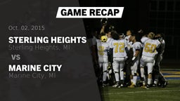 Recap: Sterling Heights  vs. Marine City  2015