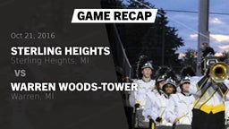 Recap: Sterling Heights  vs. Warren Woods-Tower  2016