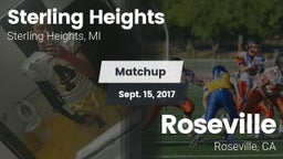 Matchup: Sterling Heights vs. Roseville  2017