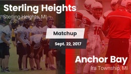 Matchup: Sterling Heights vs. Anchor Bay  2017