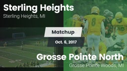 Matchup: Sterling Heights vs. Grosse Pointe North  2017