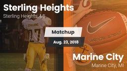 Matchup: Sterling Heights vs. Marine City  2018