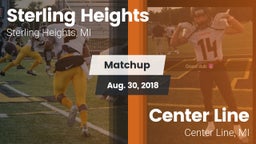 Matchup: Sterling Heights vs. Center Line  2018