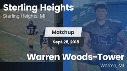 Matchup: Sterling Heights vs. Warren Woods-Tower  2018